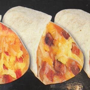 Ham and Eggs Burrito