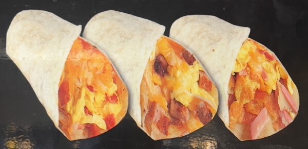 Ham and Eggs Burrito
