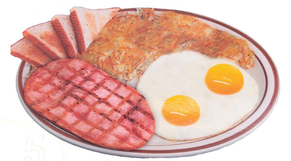 Ham and Eggs Breakfast
