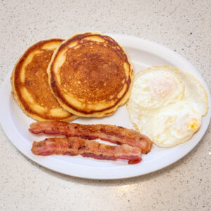 2 Pancakes and 2 Eggs