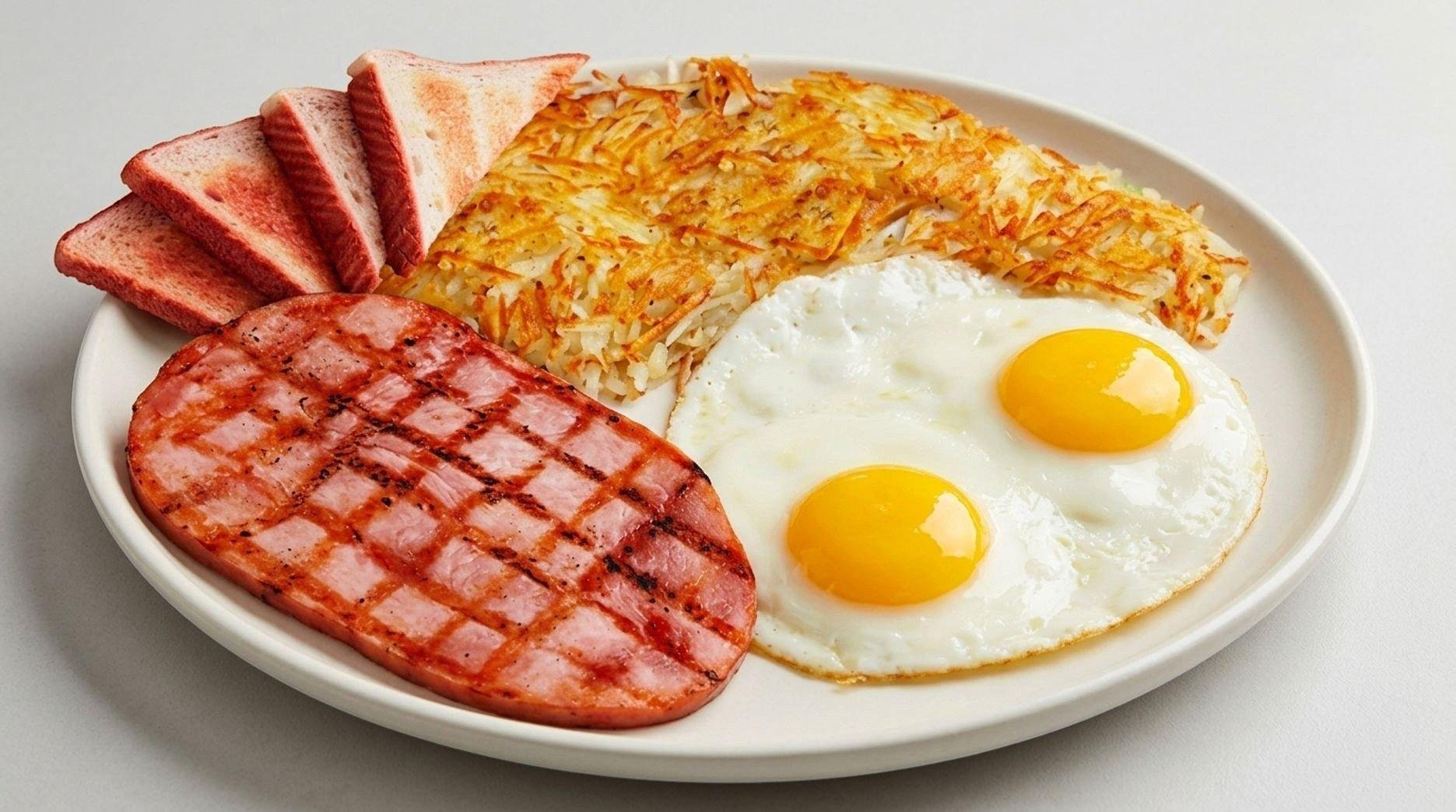 Ham and Eggs Breakfast